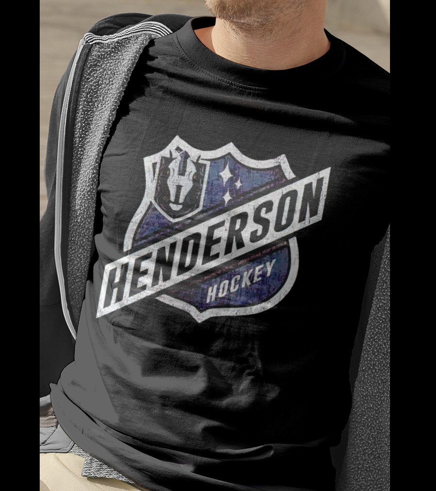 Henderson Hockey Knights Shield Badge T-Shirt