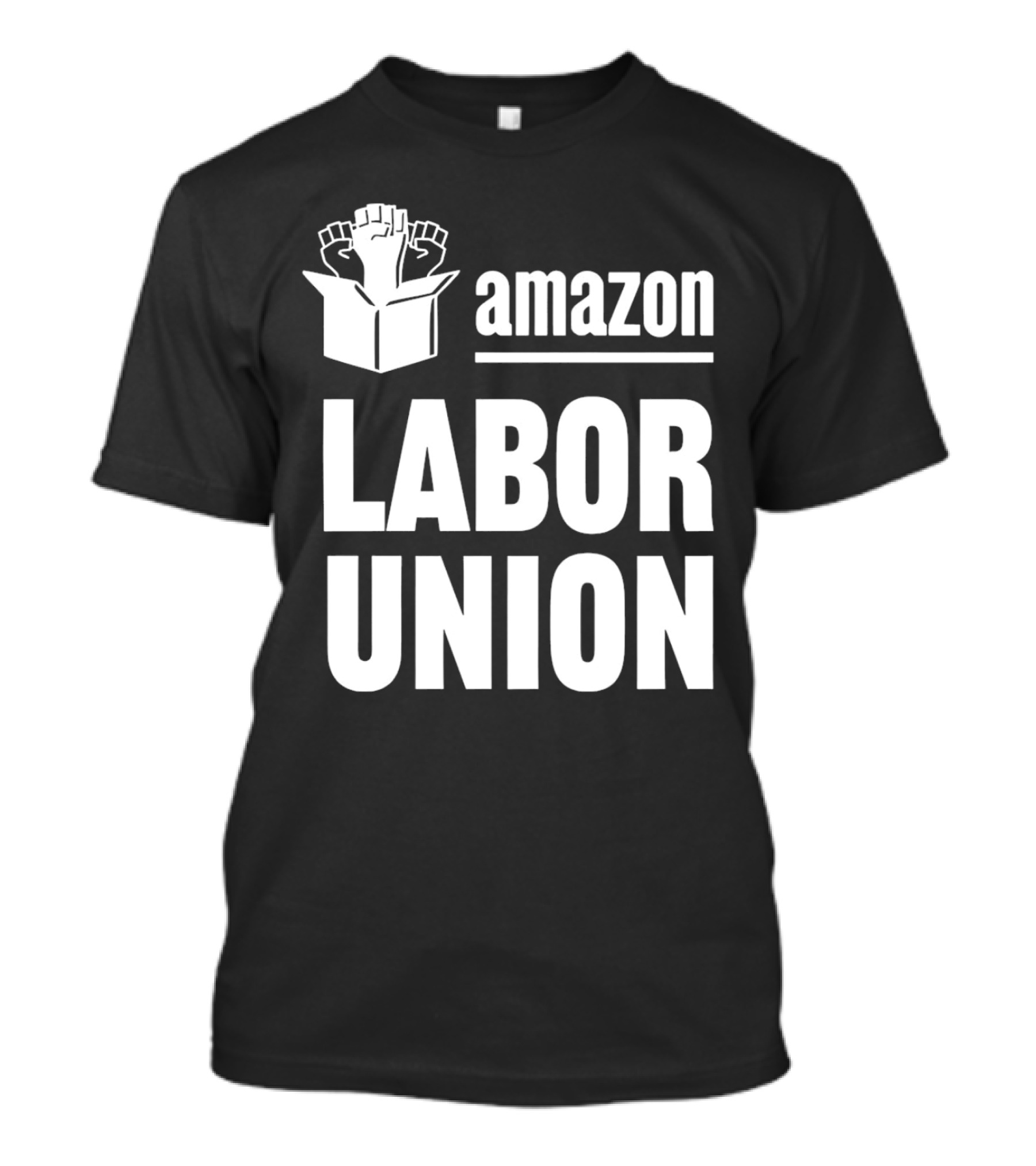 Amazon Labor Union Fists In Box T-Shirt