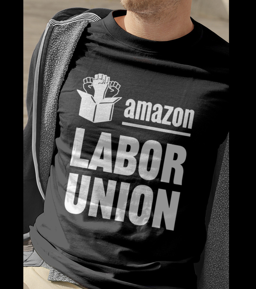 Amazon Labor Union Fists In Box T-Shirt