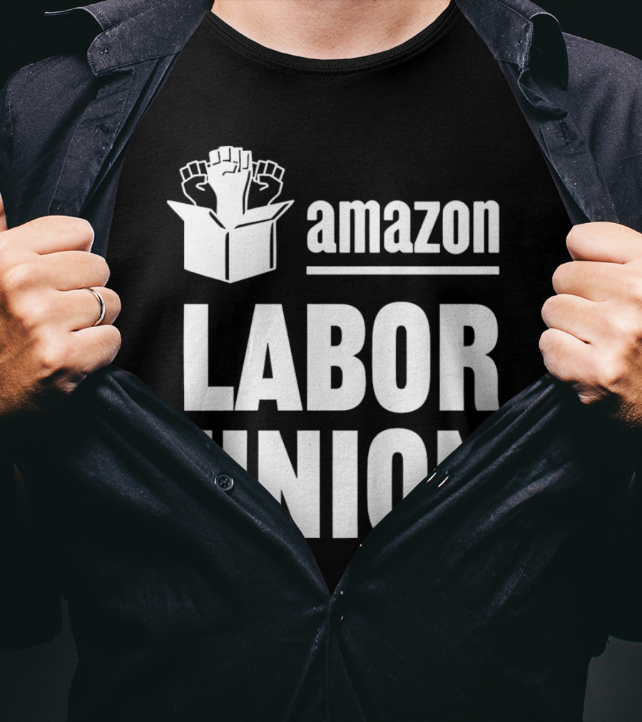 Amazon Labor Union Fists In Box T-Shirt