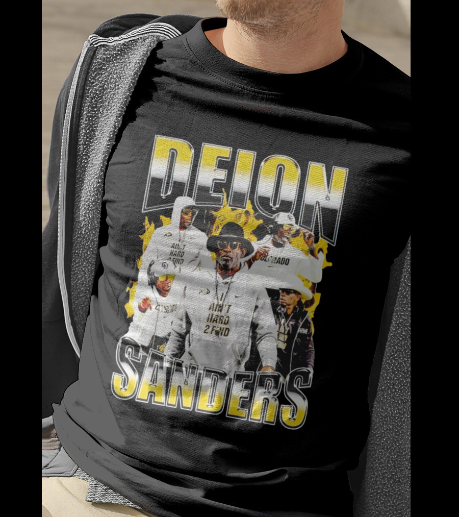 Deion Sanders Coach Prime Colorado Buffaloes Football Aint Hard 2 Find T-Shirt