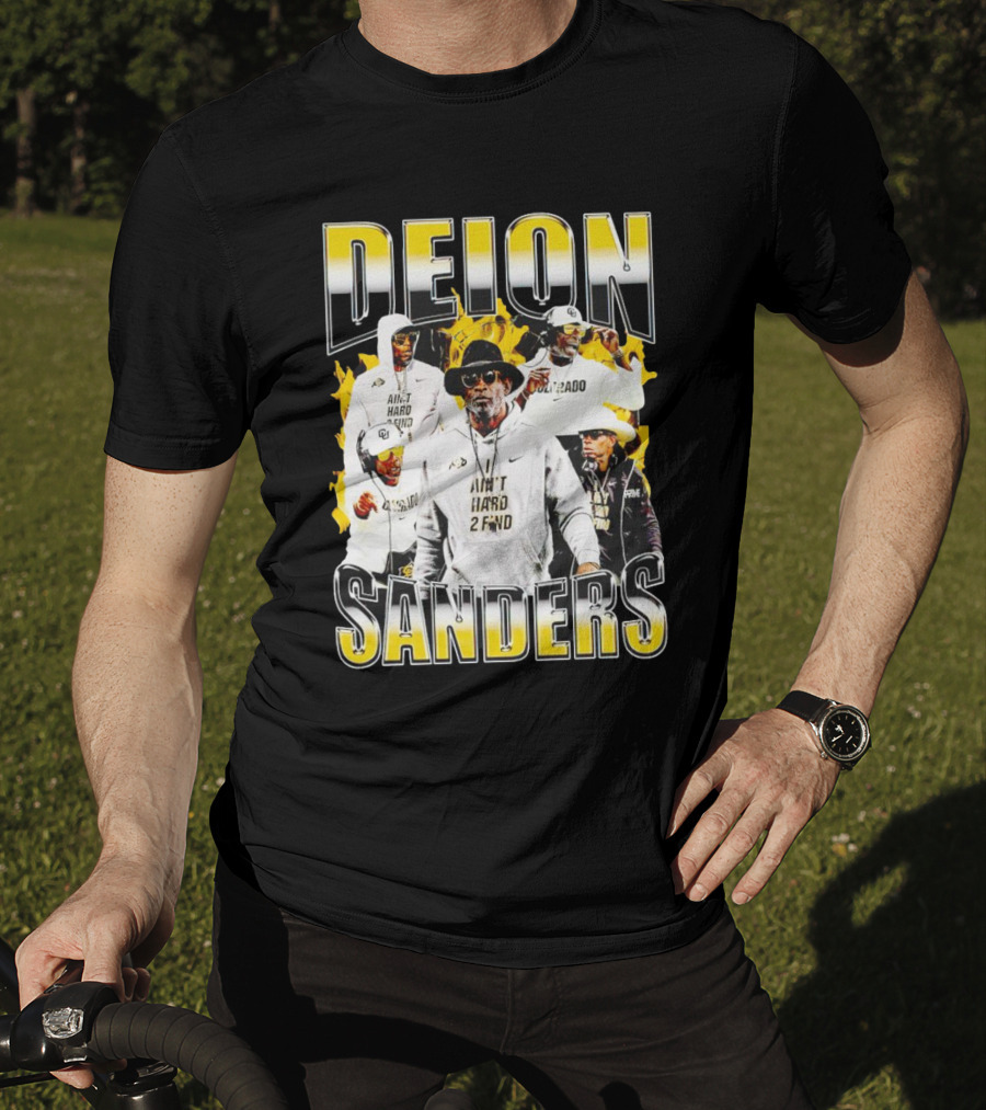 Deion Sanders Coach Prime Colorado Buffaloes Football Aint Hard 2 Find T-Shirt