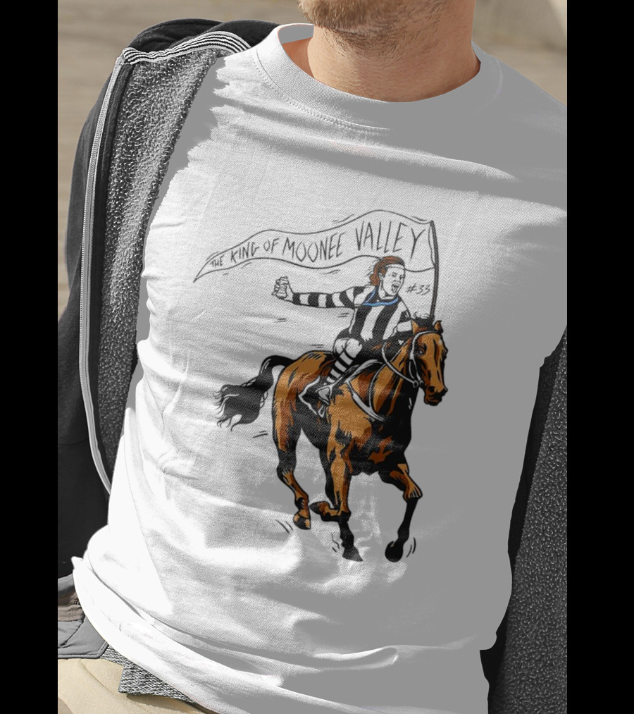 King Of Moonee Valley Jack Ginnivan Collingwood Football #35 T-Shirt