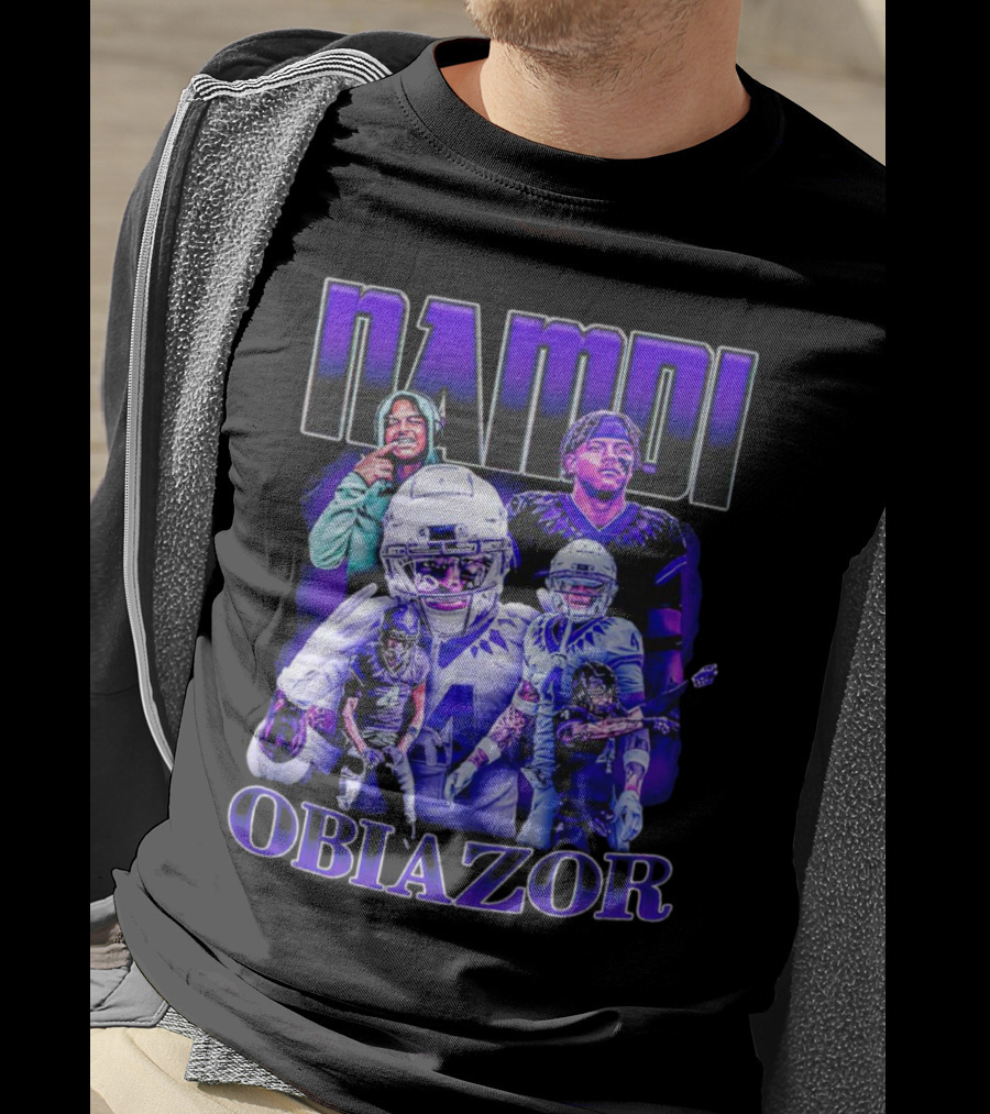 Namdi Obiazor TCU Horned Frogs Football Vintage Collection T-Shirt