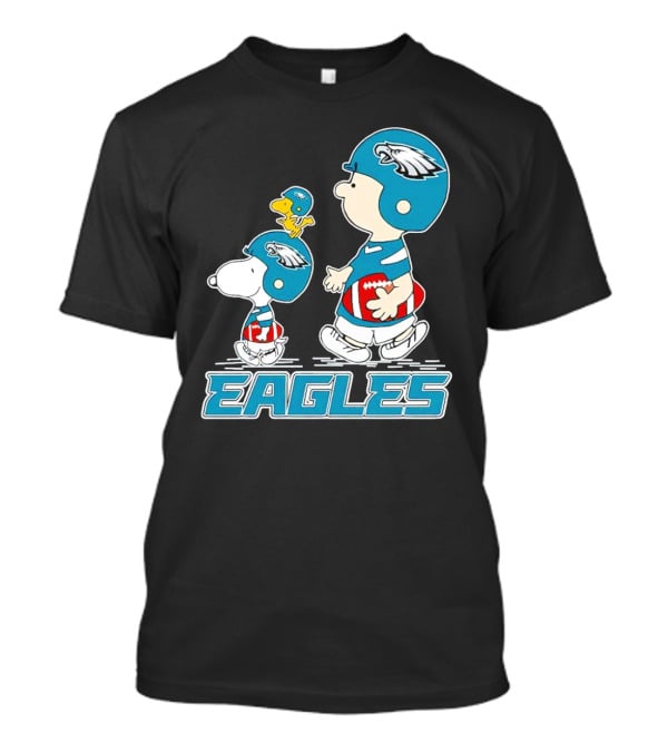 Eagles Football Snoopy Charlie Brown Woodstock Philadelphia T-Shirt