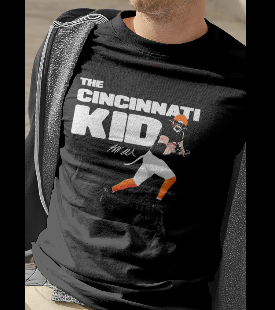 Trey Hendrickson Cincinnati Bengals The Cincinnati Kid Signature Football Gear T-Shirt