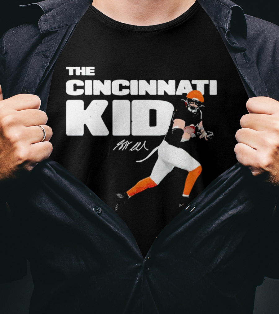 Trey Hendrickson Cincinnati Bengals The Cincinnati Kid Signature Football Gear T-Shirt