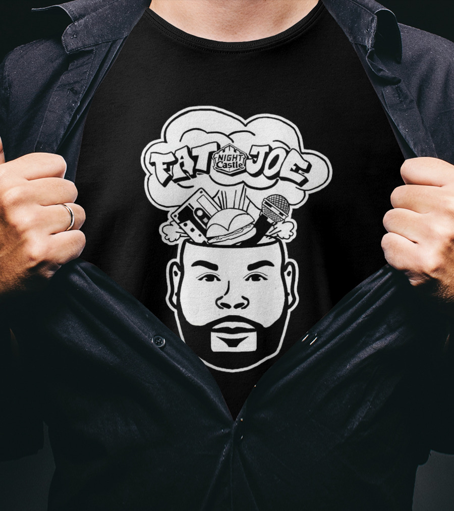 Fat Joe Night Castle Music And Burgers Icons T-Shirt