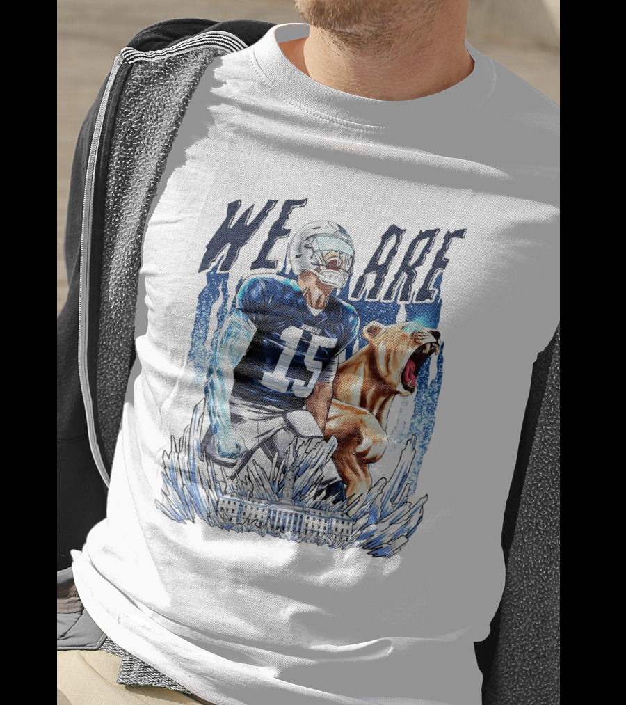 We Are 15 Drew Allar Penn State Nittany Lions Vintage Cartoon T-Shirt