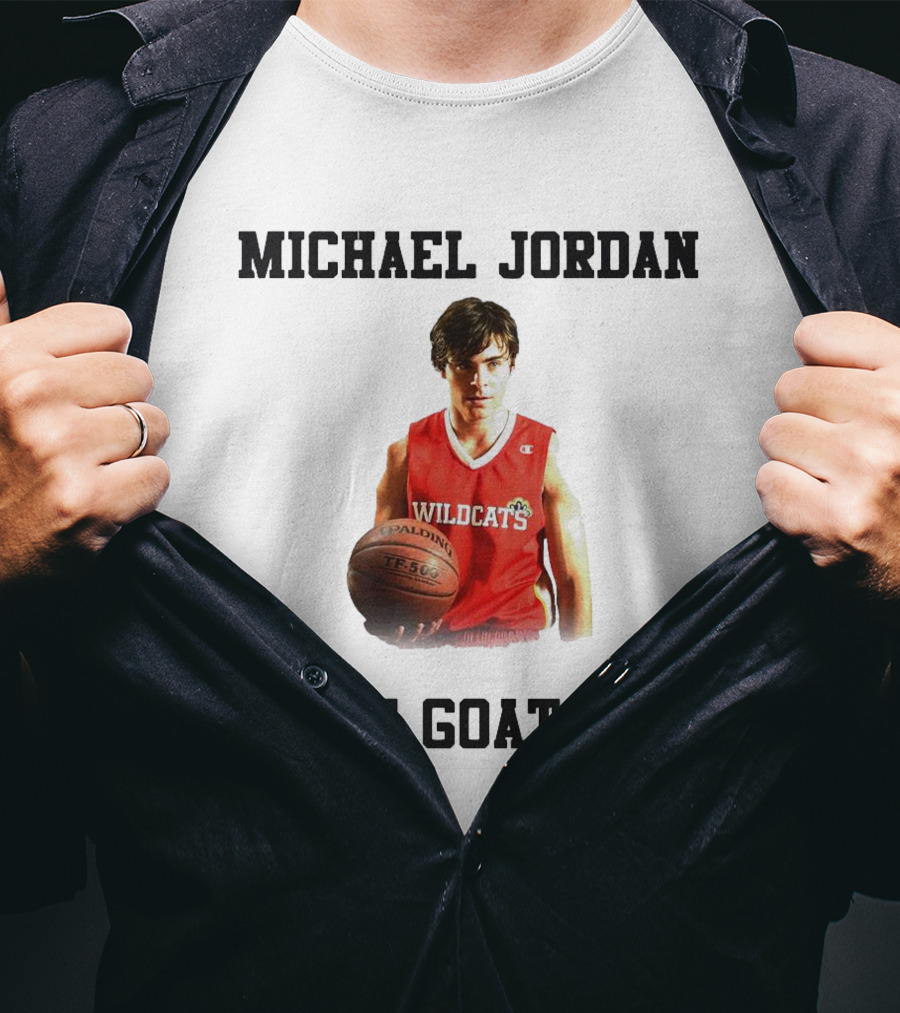 Michael Jordan Wildcats Troy Bolton The Goat 23 T-Shirt