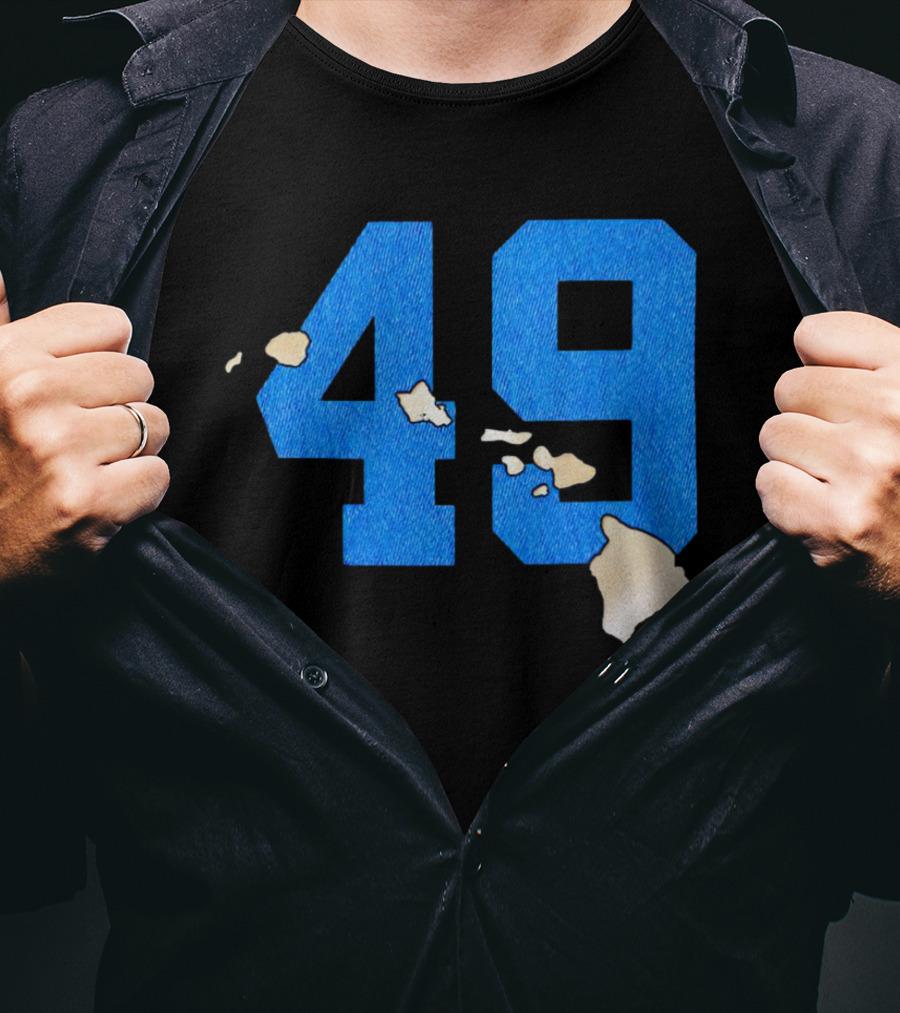 Frankie Luvu 49 Carolina Panthers Hawaii Islands T-Shirt