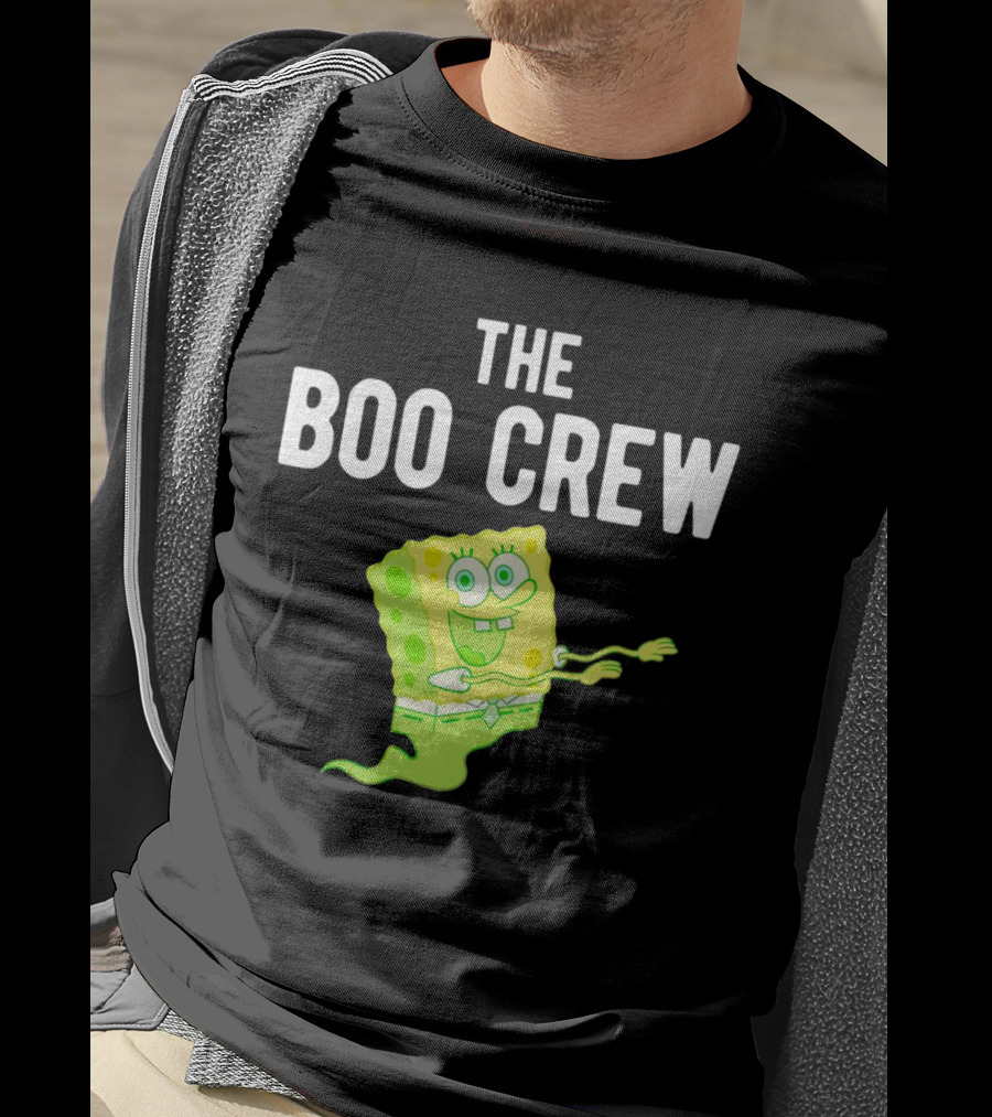 The Boo Crew Ghost SpongeBob Halloween T-Shirt