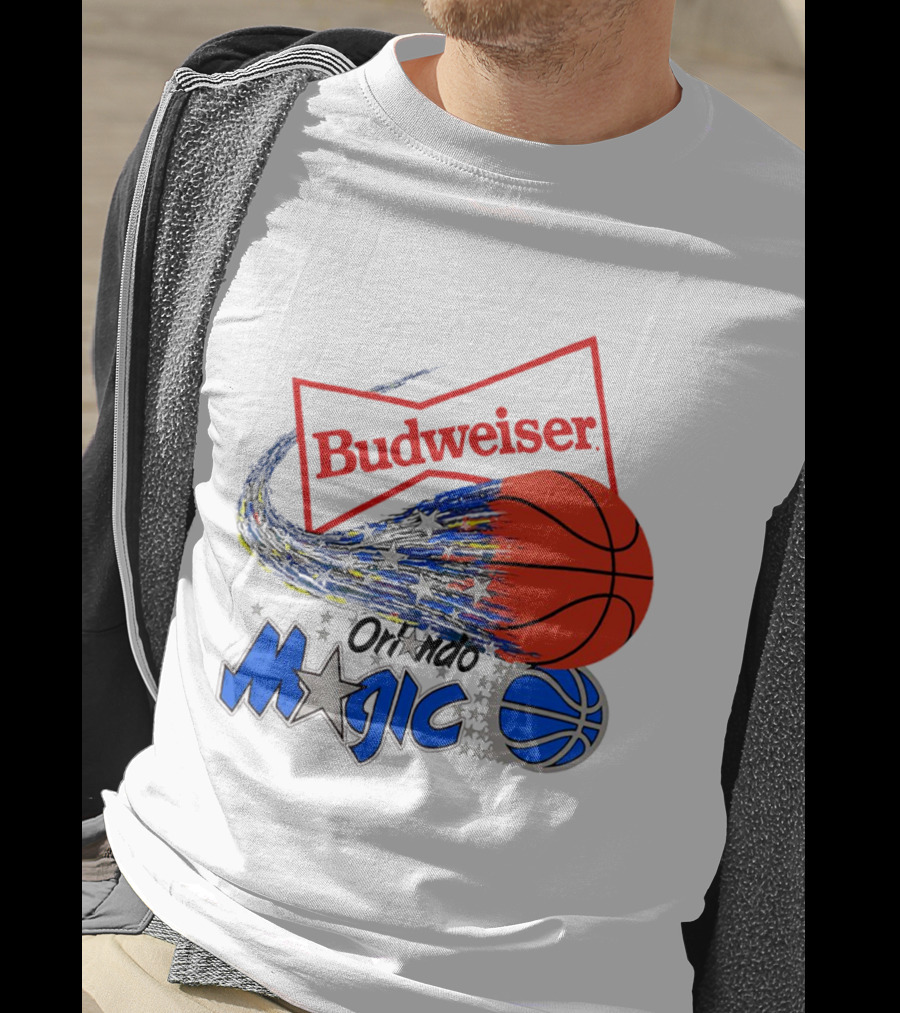 Budweiser Orlando Magic Basketball T-Shirt