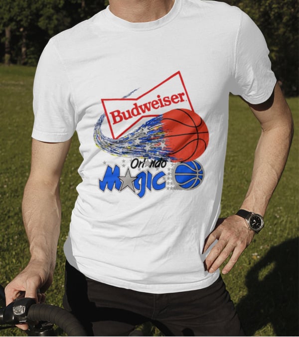 Budweiser Orlando Magic Basketball T-Shirt