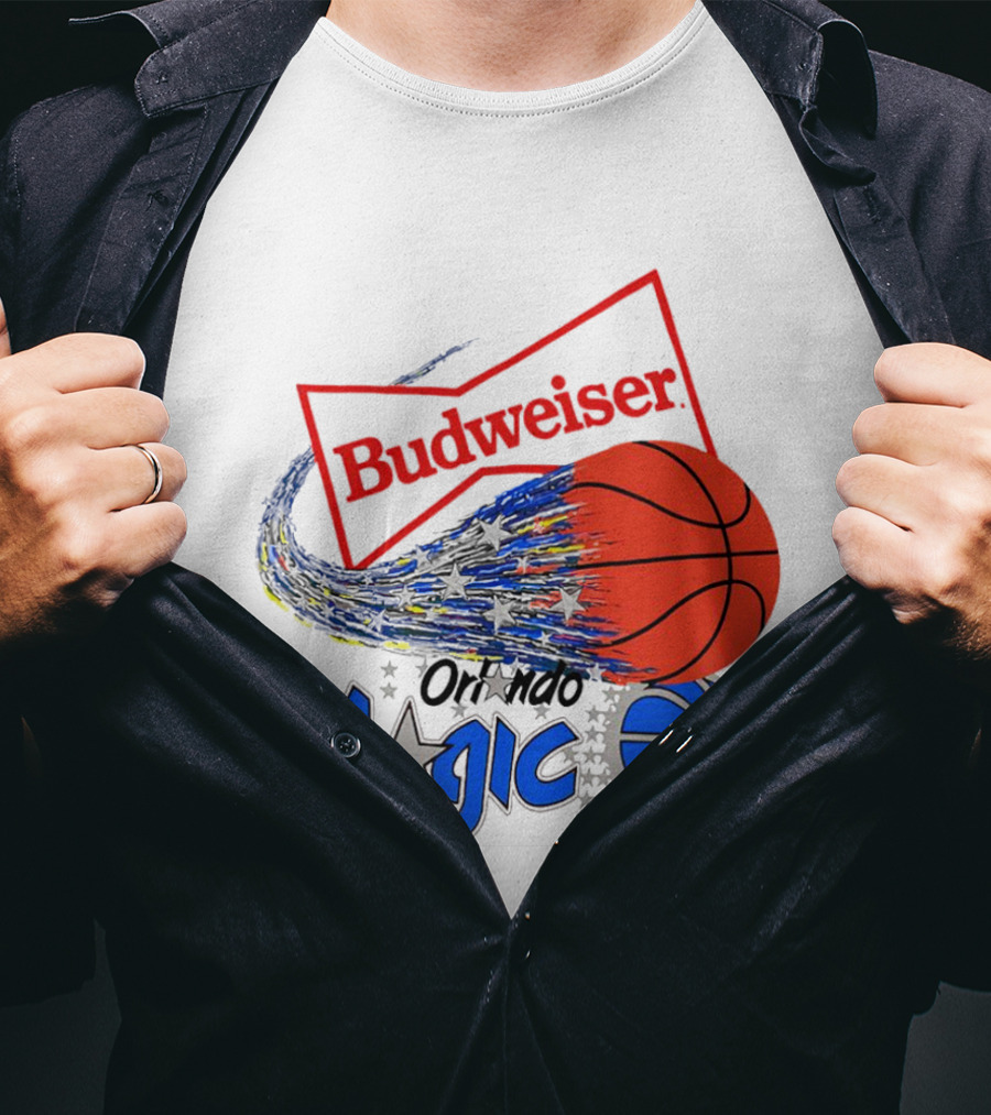 Budweiser Orlando Magic Basketball T-Shirt