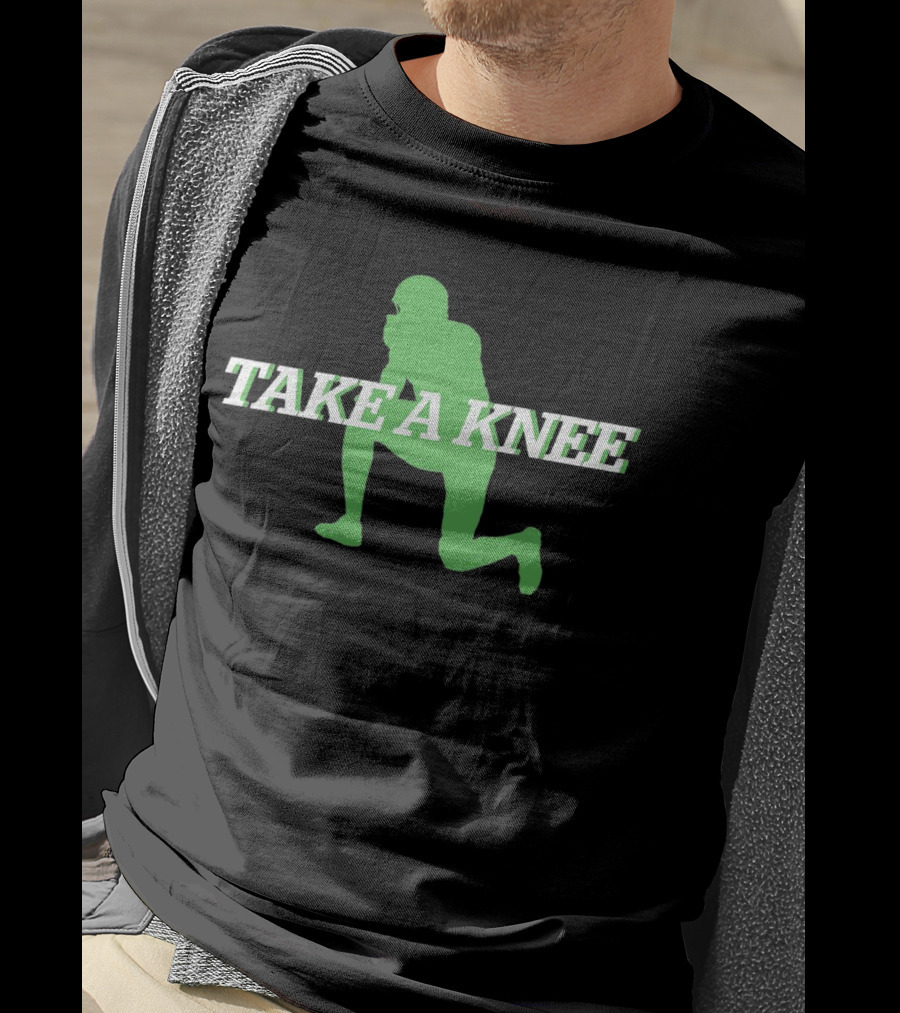 Take A Knee Football Player T-Shirt