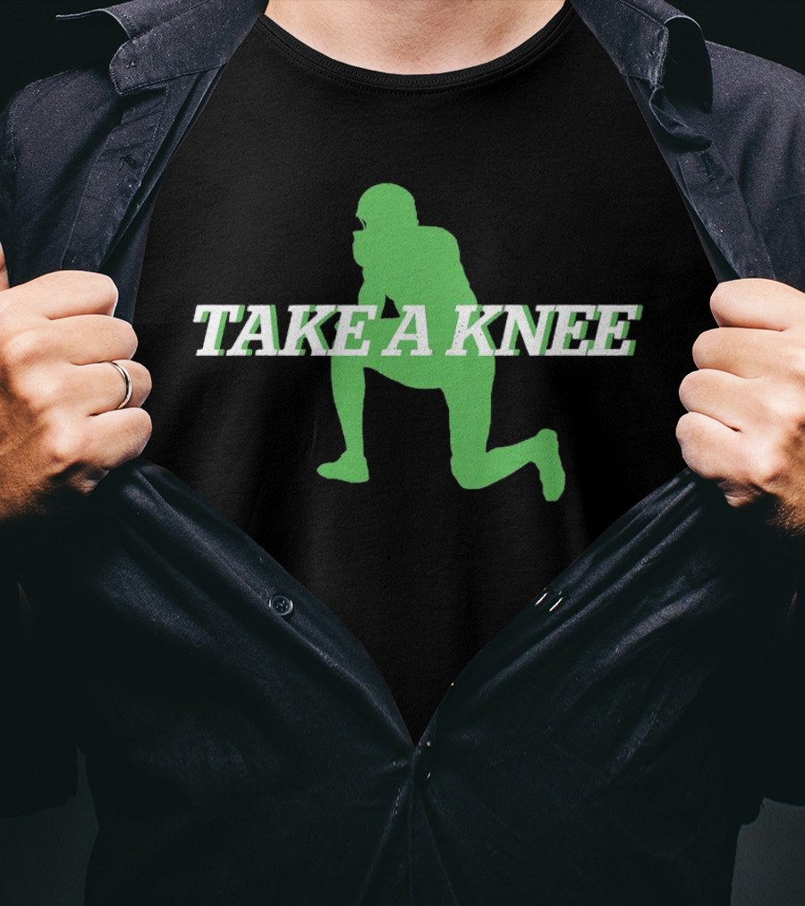 Take A Knee Football Player T-Shirt