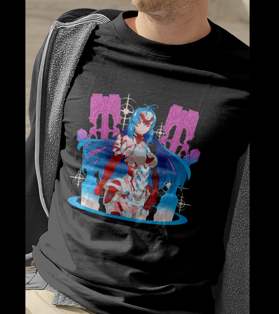 XenoGrade KOS MOS Mecha Warrior Character T-Shirt