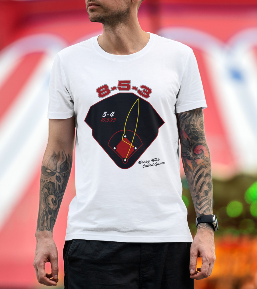 Atlanta 8-5-3 Money Mike Called Game 10.9.23 Baseball Playrọutledge T-Shirt