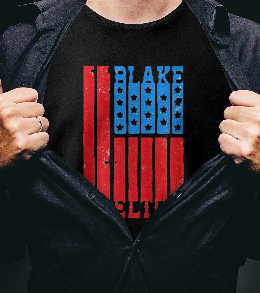 Blake Shelton American Flag Stars And Stripes USA T-Shirt