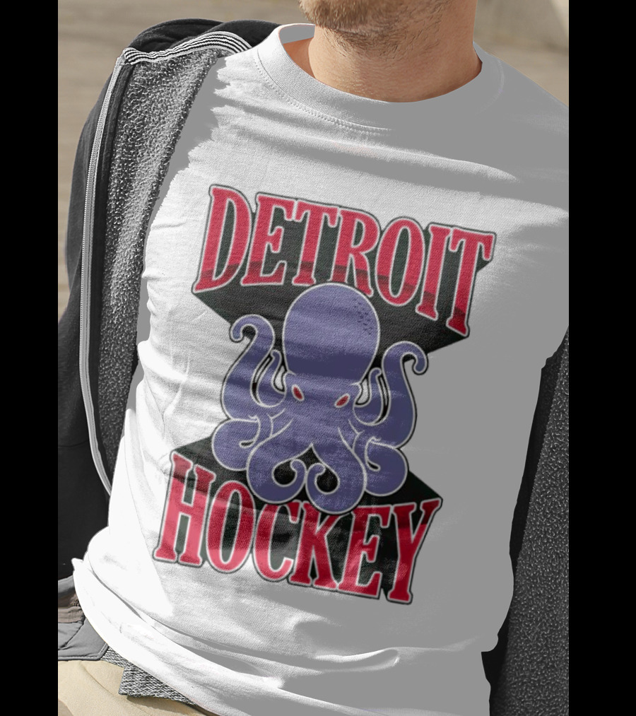 Detroit Hockey Octopus Sports T-Shirt
