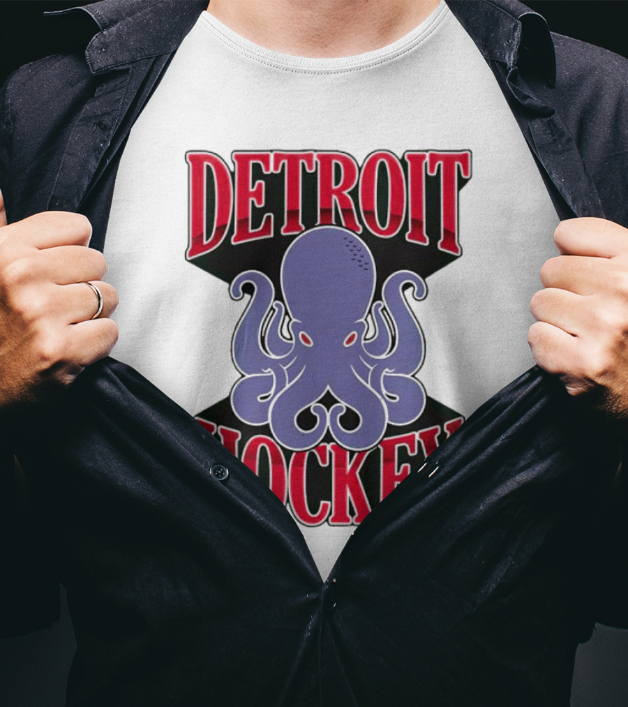 Detroit Hockey Octopus Sports T-Shirt