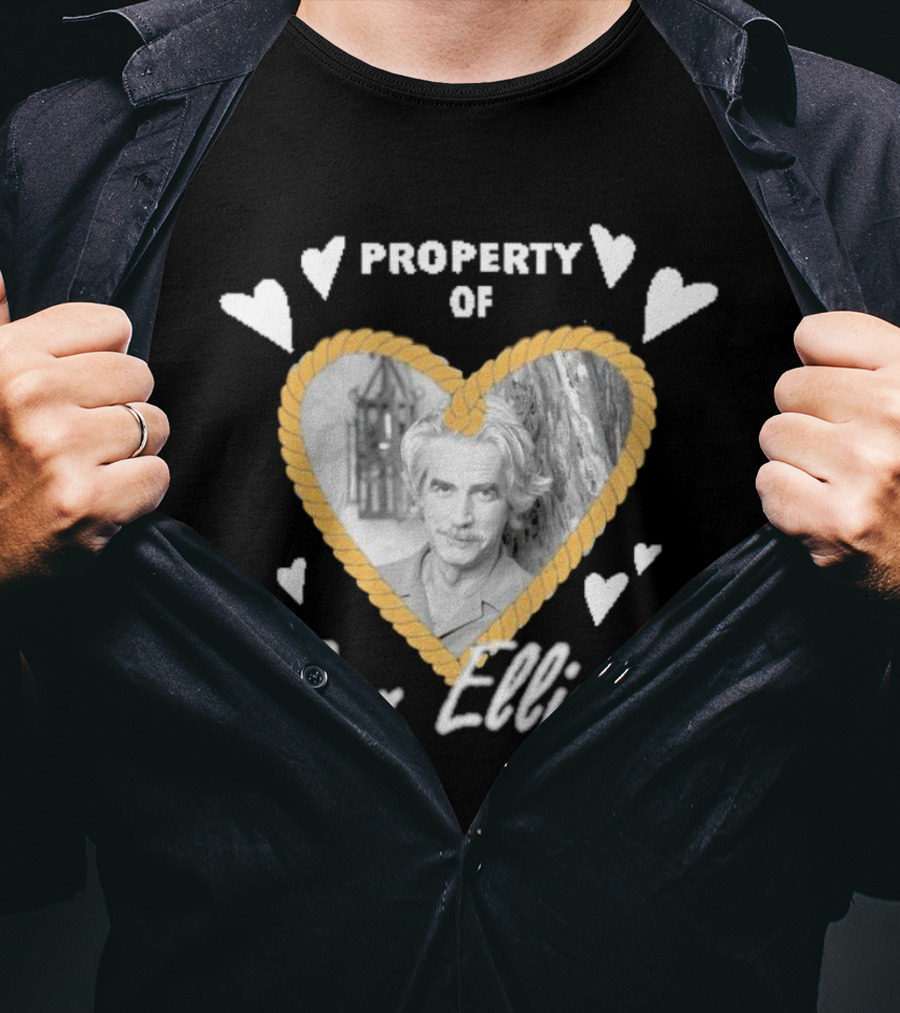 Property Of Sam Elliott Heart Rope Frame T-Shirt
