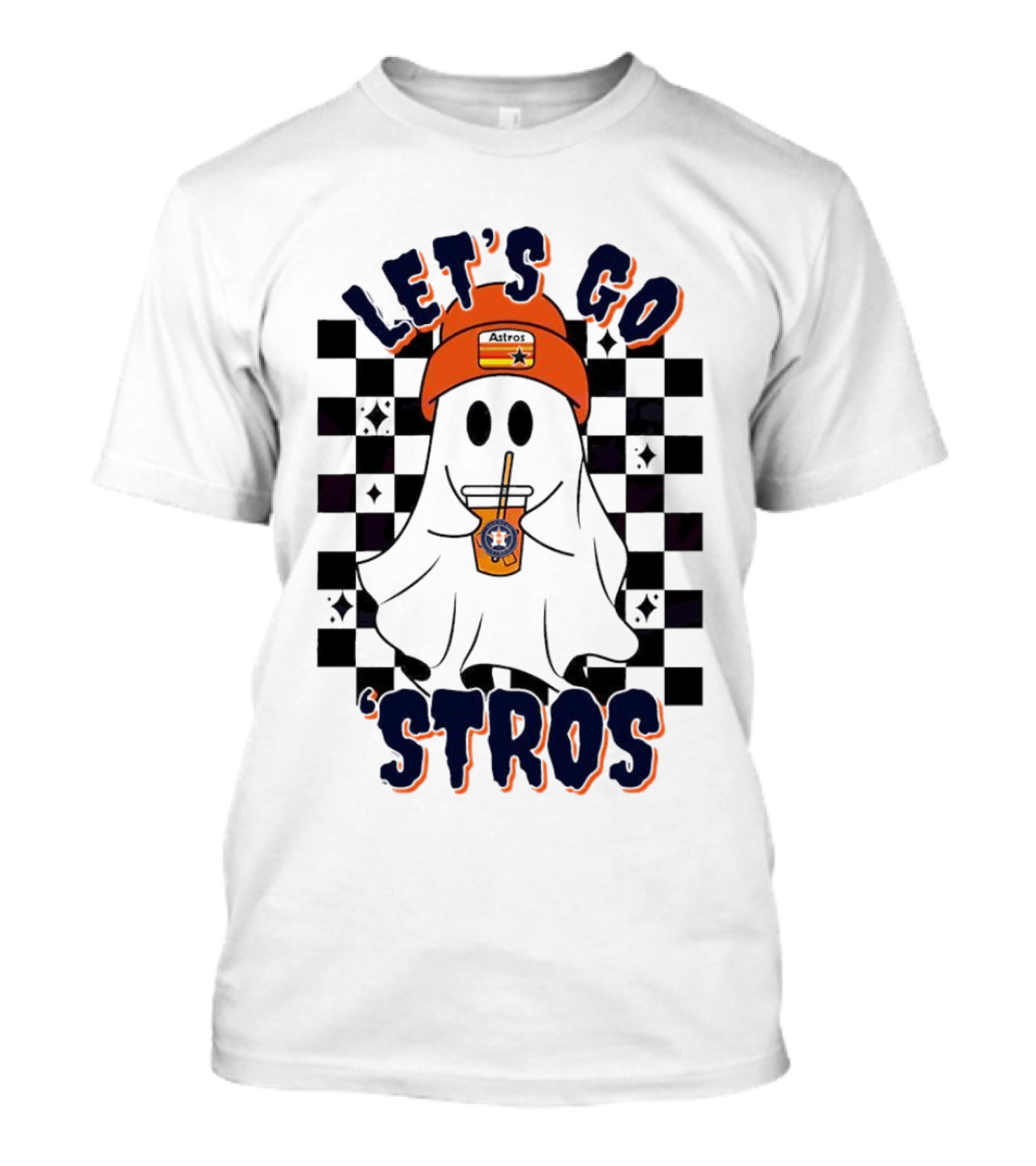 Let's Go 'Stros Houston Astros Ghost T-Shirt