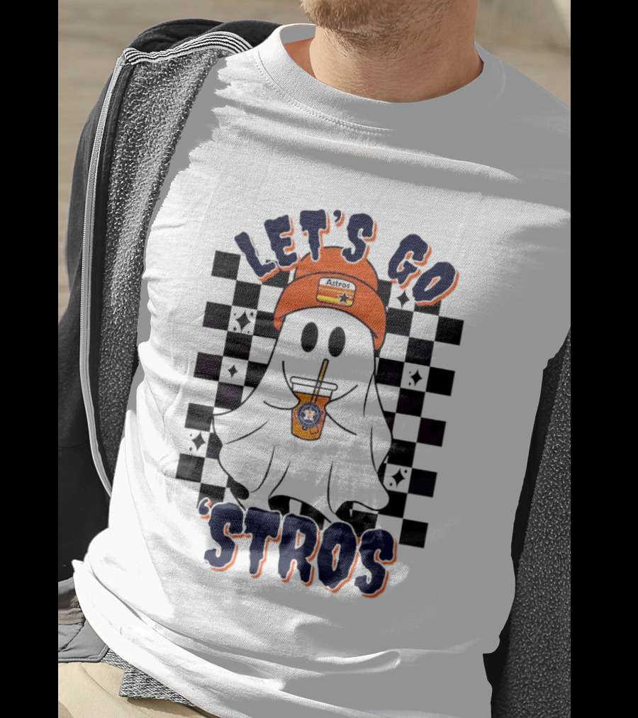 Let's Go 'Stros Houston Astros Ghost T-Shirt