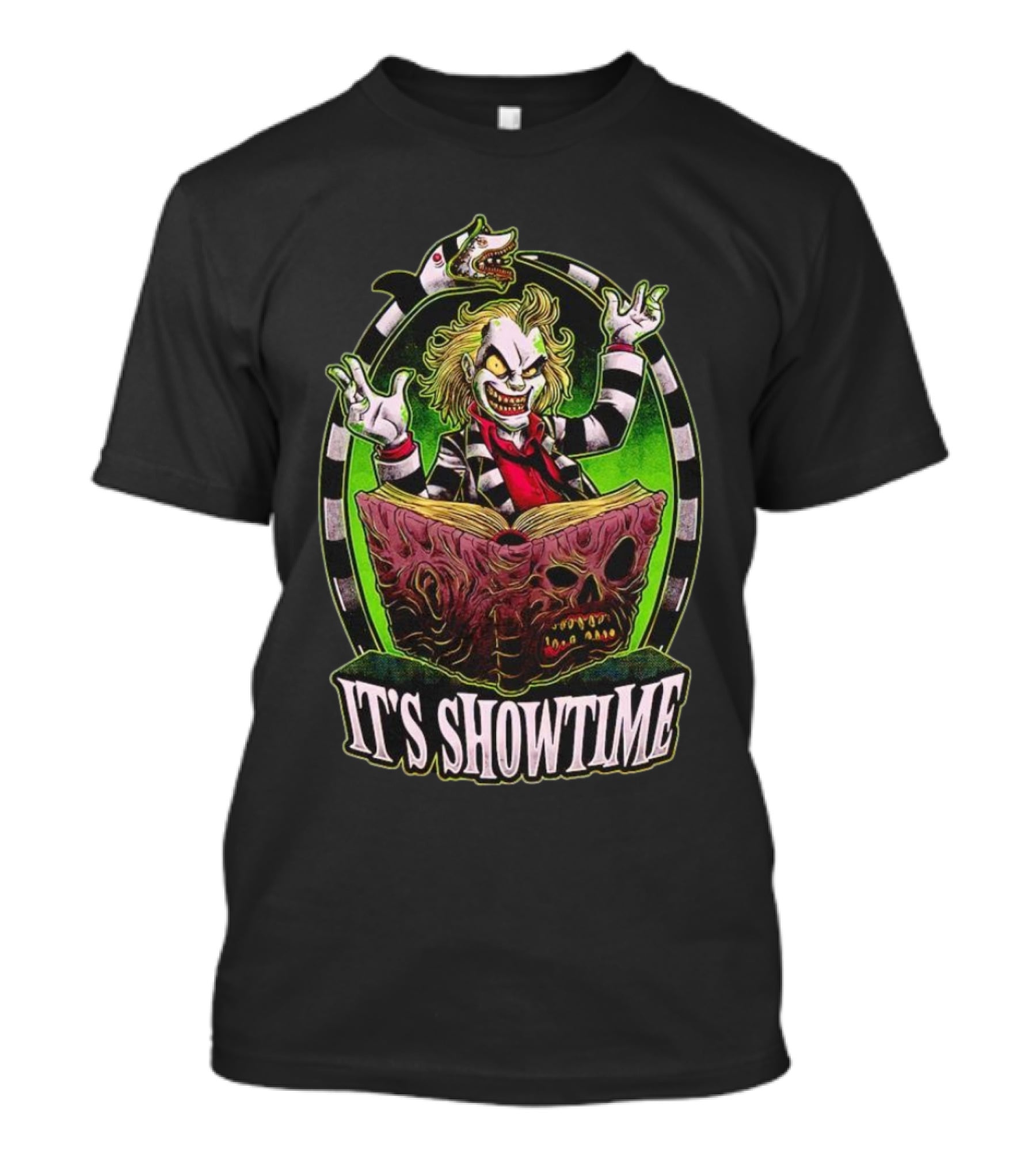 Beetlejuice It's Showtime Book Of The Dead T-Shirt
