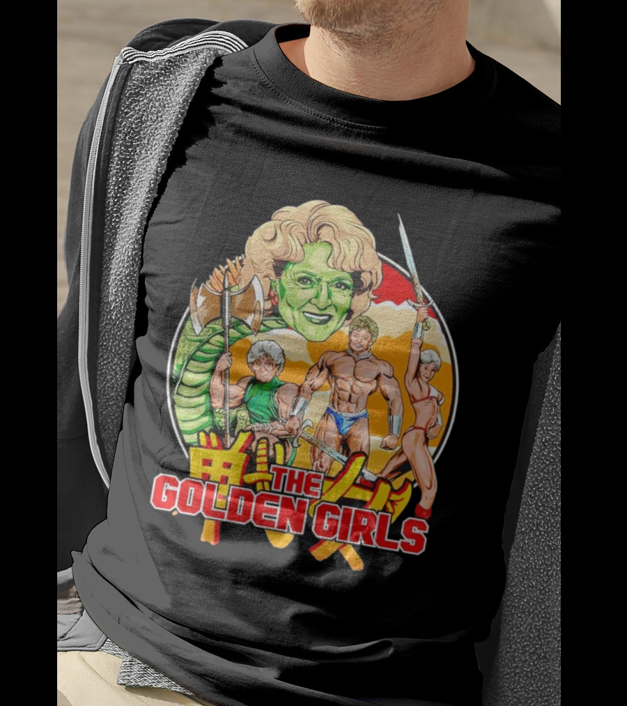 The Golden Girls Axe Warriors Anime T-Shirt