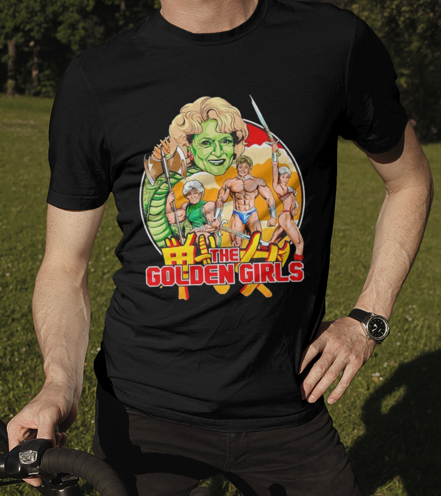 The Golden Girls Axe Warriors Anime T-Shirt