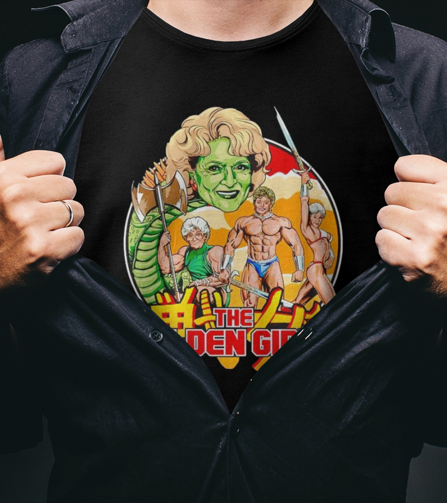The Golden Girls Axe Warriors Anime T-Shirt