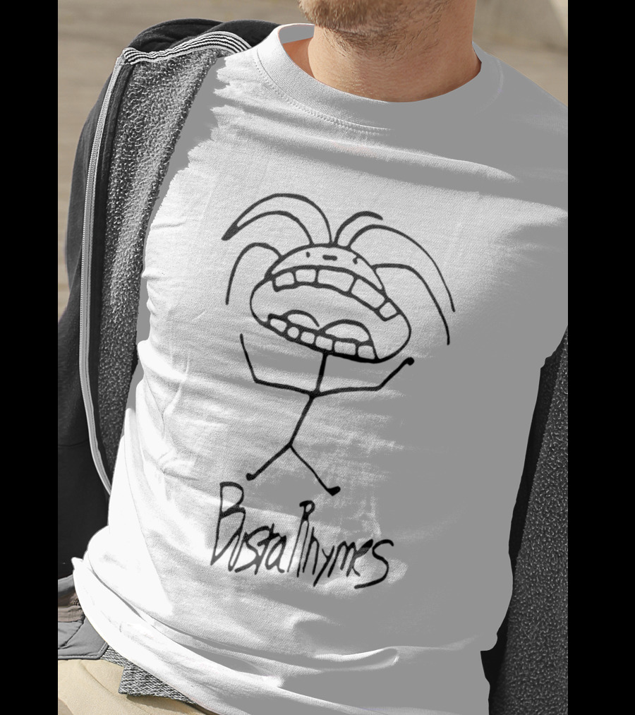 Busta Rhymes Stick Figure Drawing T-Shirt