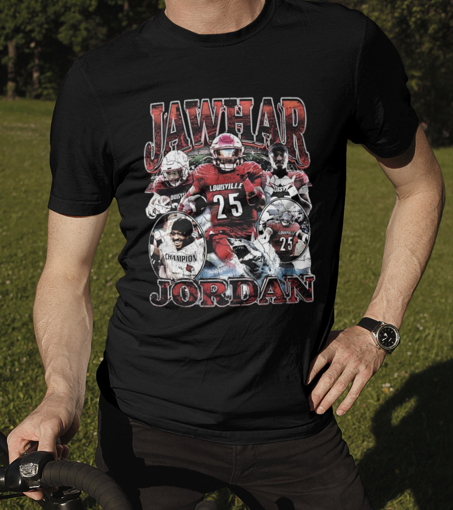 Jawhar Jordan Louisville Cardinals Football Champion Vintage T-Shirt