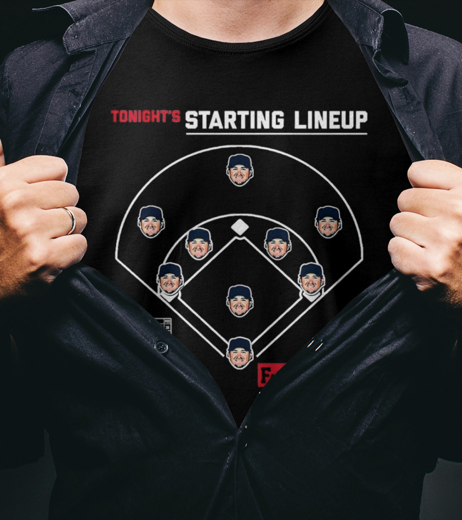 Tonight's Starting Lineup K. Farmer Sponsored By FarmerOnly.com T-Shirt