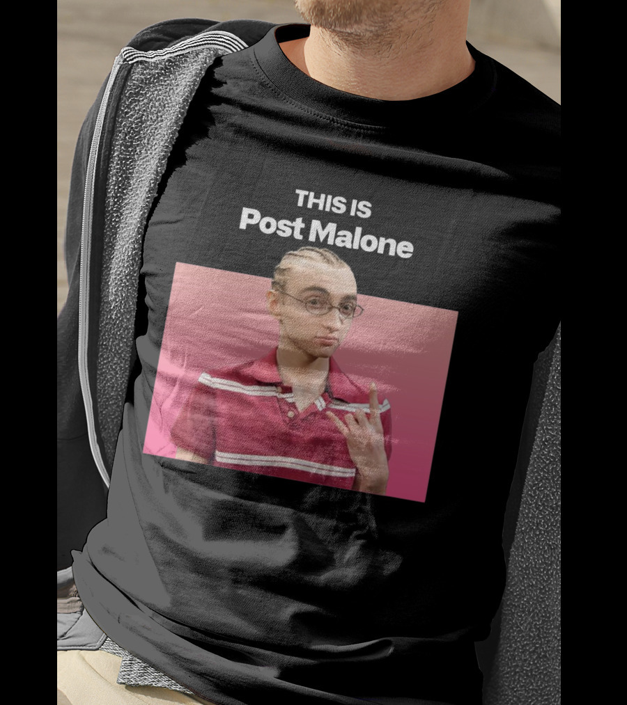 Sinjin Van Cleef This Is Post Malone T-Shirt