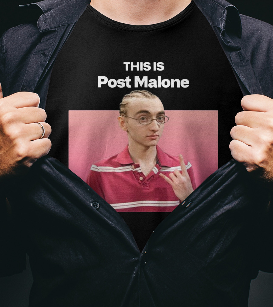 Sinjin Van Cleef This Is Post Malone T-Shirt