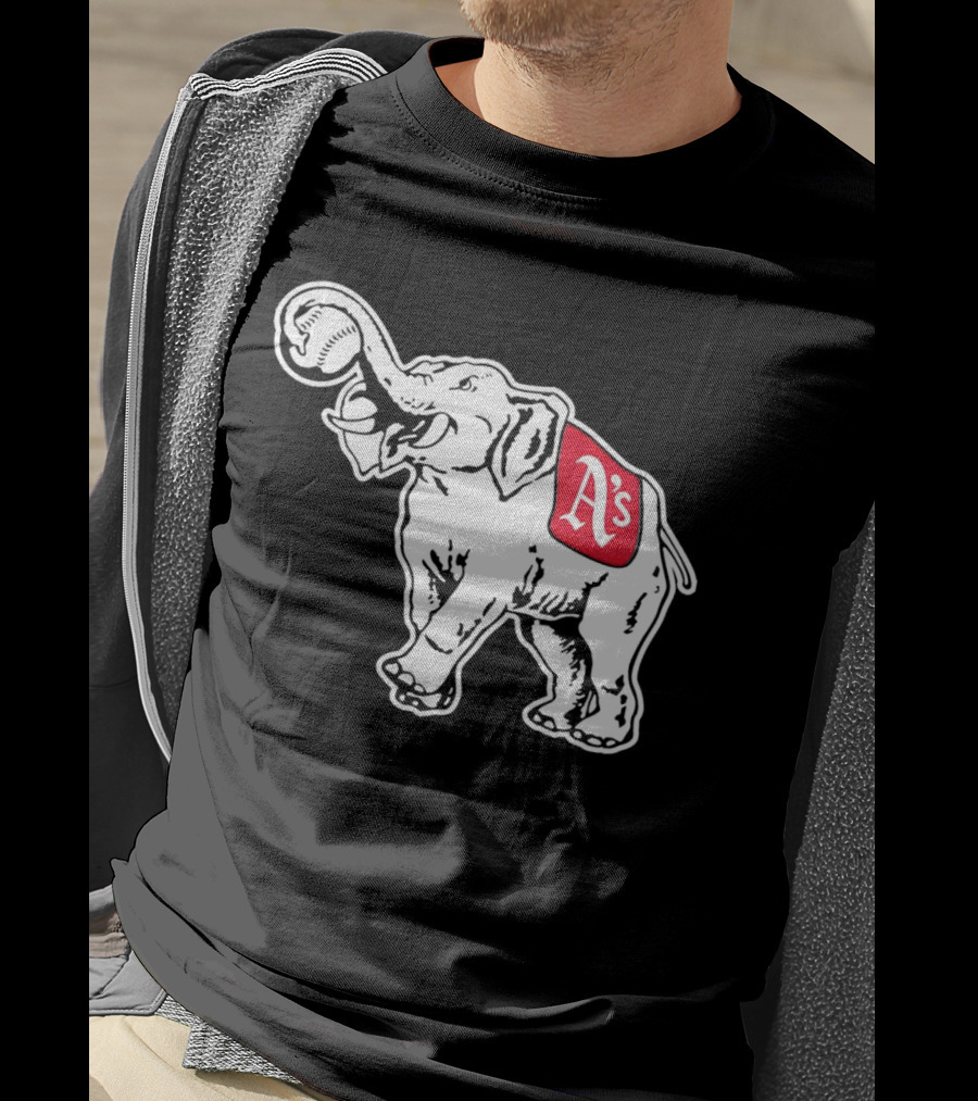 Philadelphia Athletics A's Elephant T-Shirt