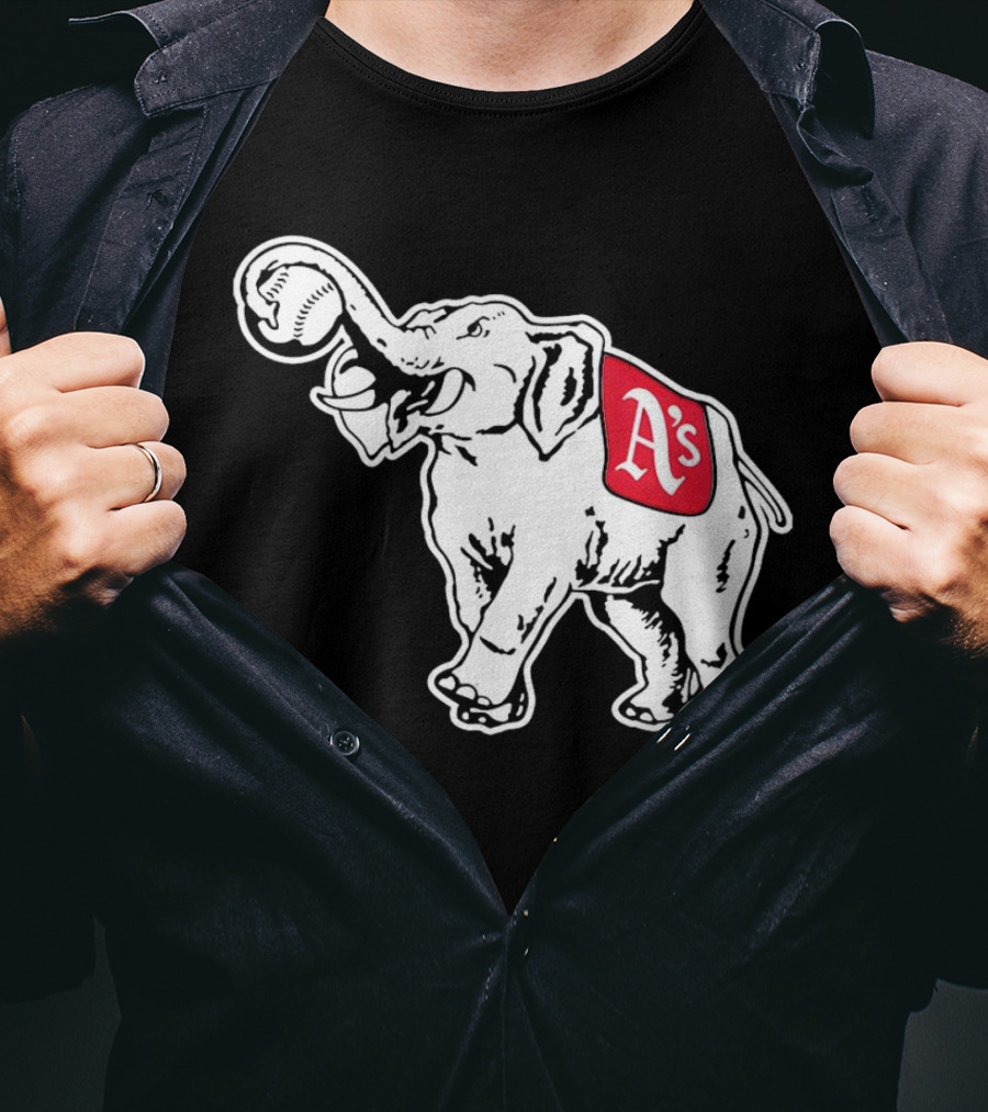 Philadelphia Athletics A's Elephant T-Shirt
