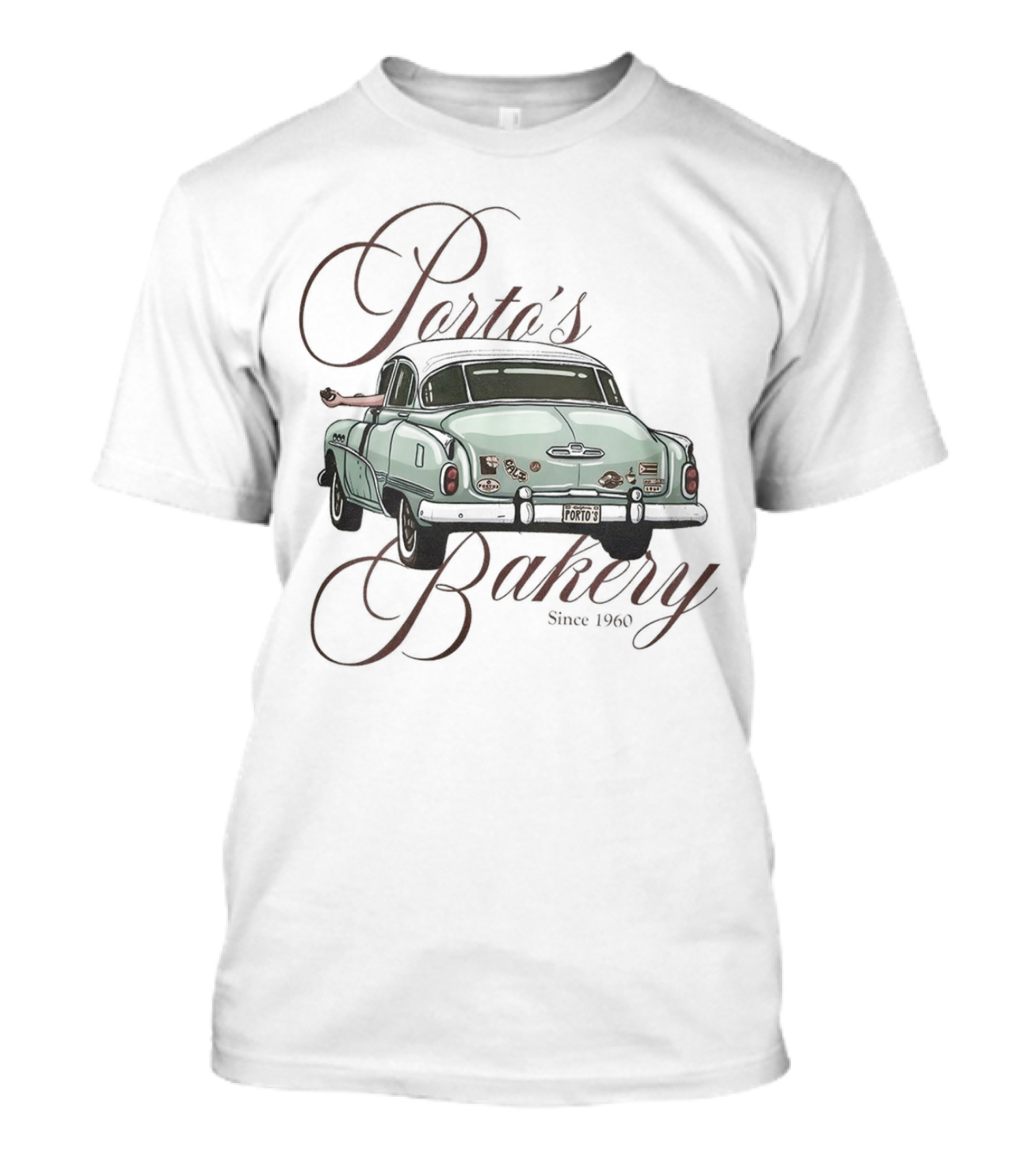 Porto's Bakery Since 1960 Vintage Car T-Shirt