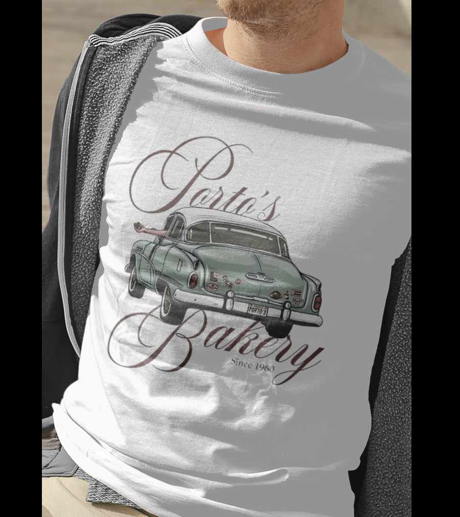 Porto's Bakery Since 1960 Vintage Car T-Shirt