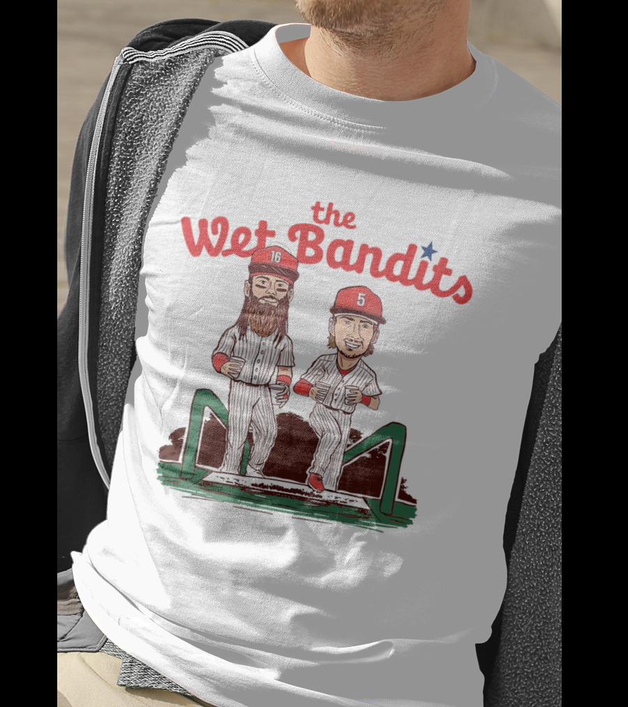 The Wet Bandits Phillies Baseball Players	Fmt T-Shirt