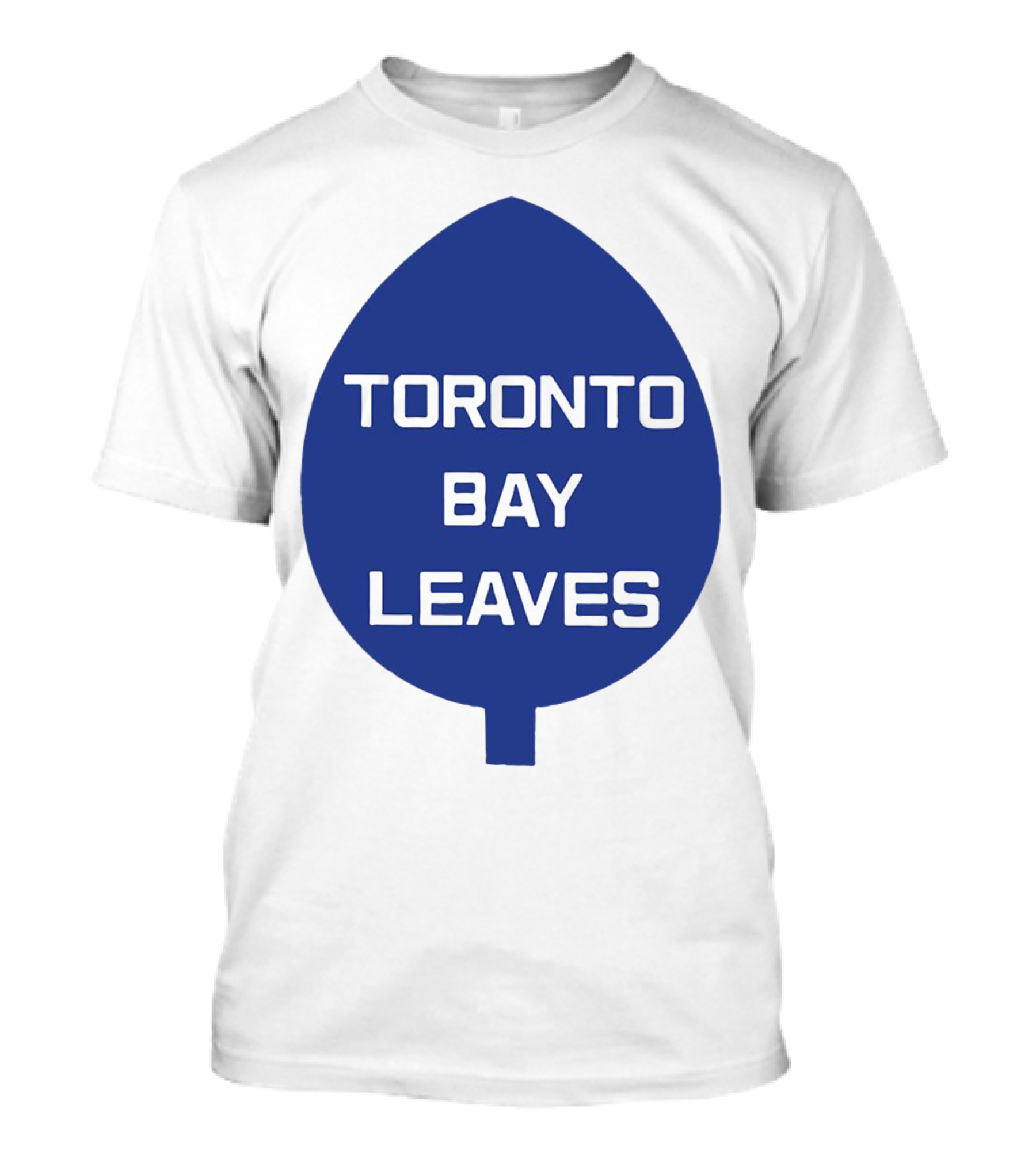 Toronto Bay Leaves Blue Leaf T-Shirt