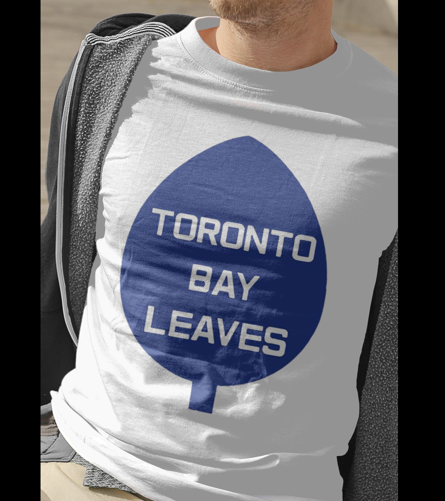 Toronto Bay Leaves Blue Leaf T-Shirt