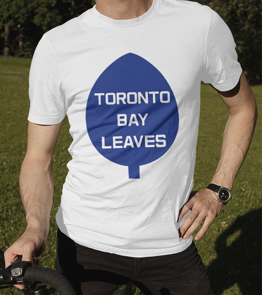 Toronto Bay Leaves Blue Leaf T-Shirt