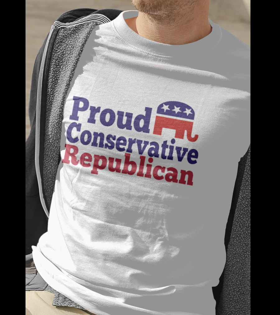 Proud Conservative Republican USA Elephant T-Shirt