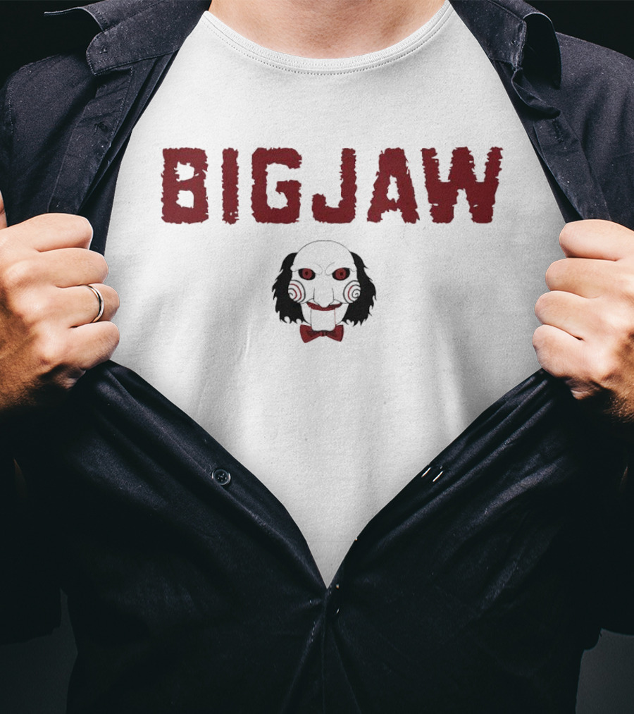 BIGJAW Horror Halloween Saw Puppet T-Shirt