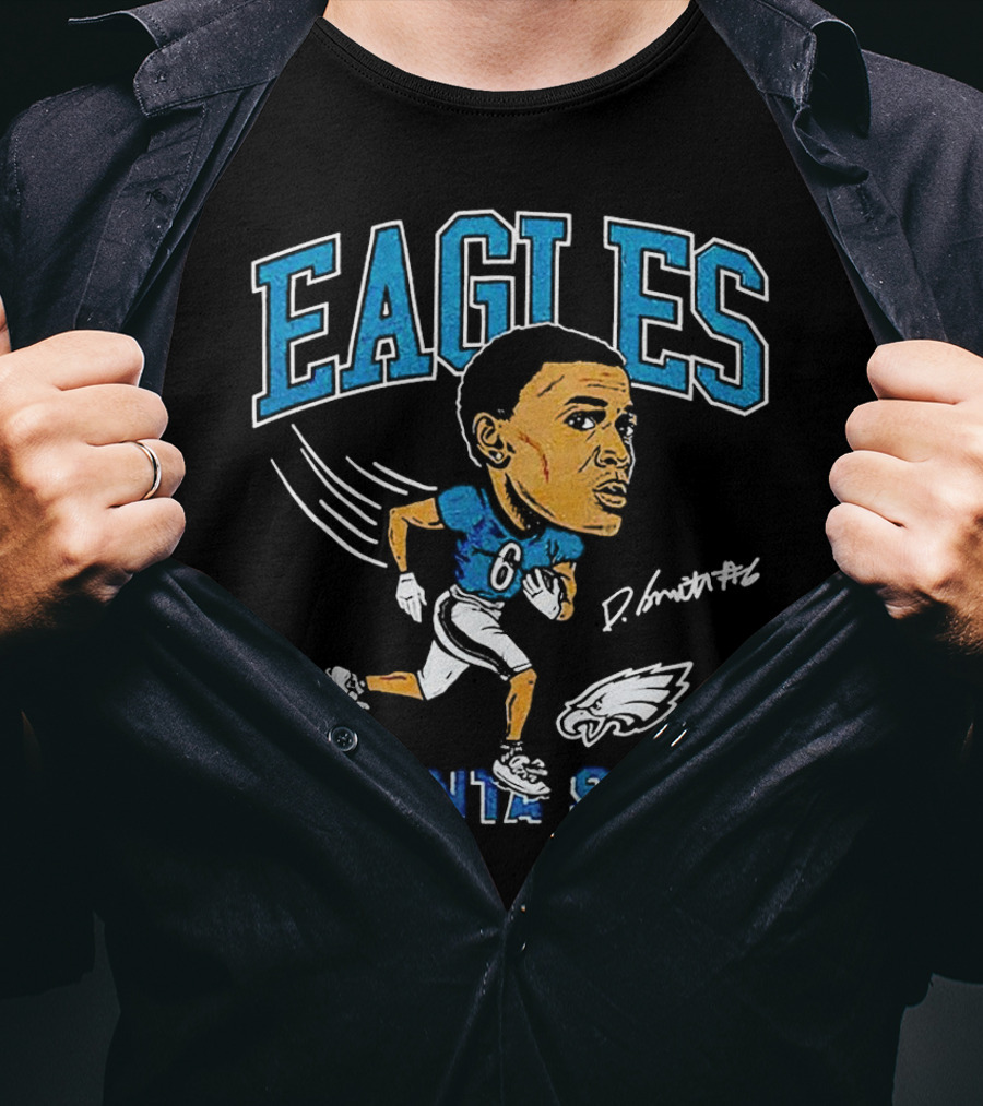 Eagles Devonta Smith 6 Signature T-Shirt