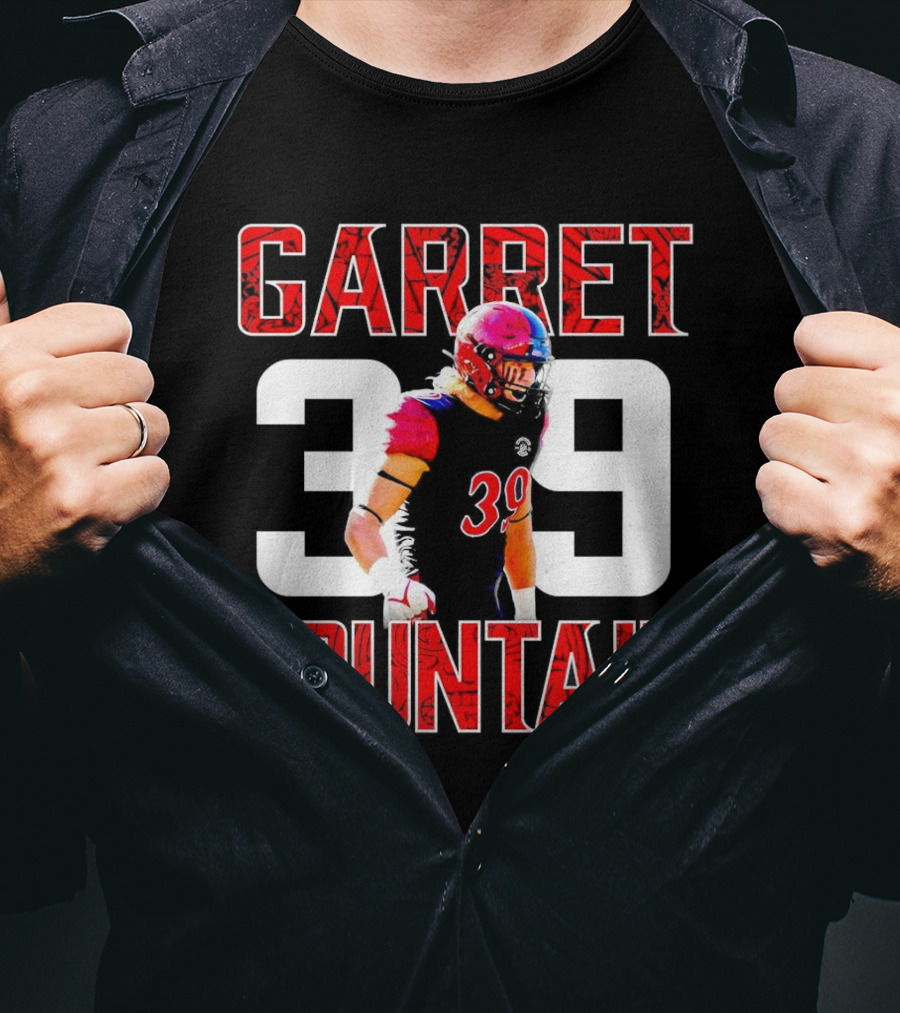 Garret Fountain 39 San Diego State Aztecs Athlete T-Shirt